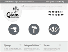 Tablet Screenshot of geniemultiservices.com